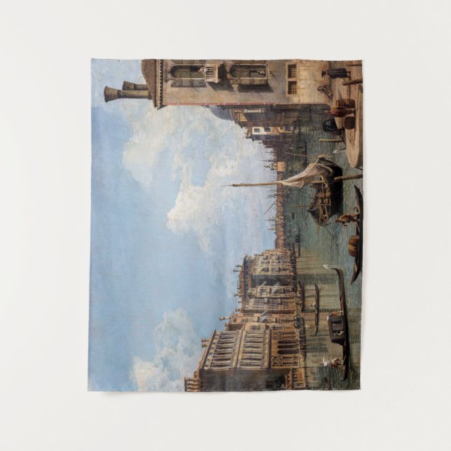 Canaletto Blick auf den Canal Grande Wandteppich (Vorderseite)