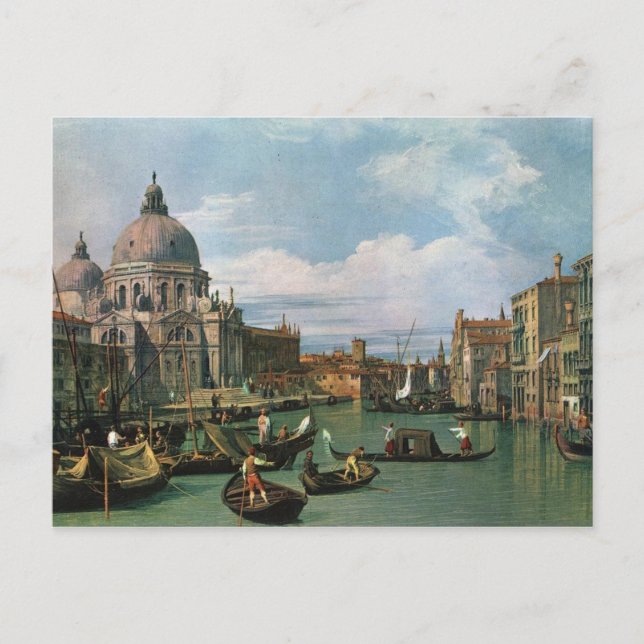 Canaletto,Der Canal Grande (1730) Postkarte (Vorderseite)