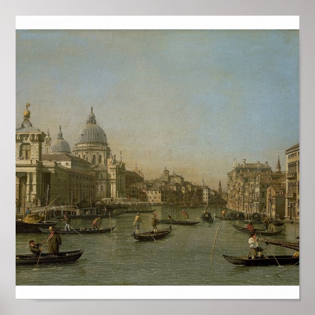 Canaletto - Der Eingang zum Canal Grande Venice Poster (Vorne)