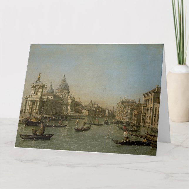 Canaletto - Eingang zum Canal Grande Karte (Vorderseite)