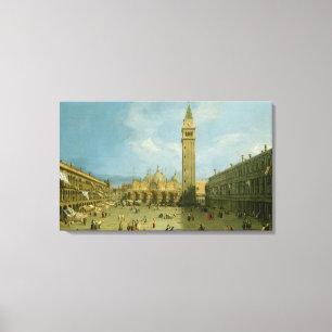 Canaletto   Marktplatz San Marco Leinwanddruck