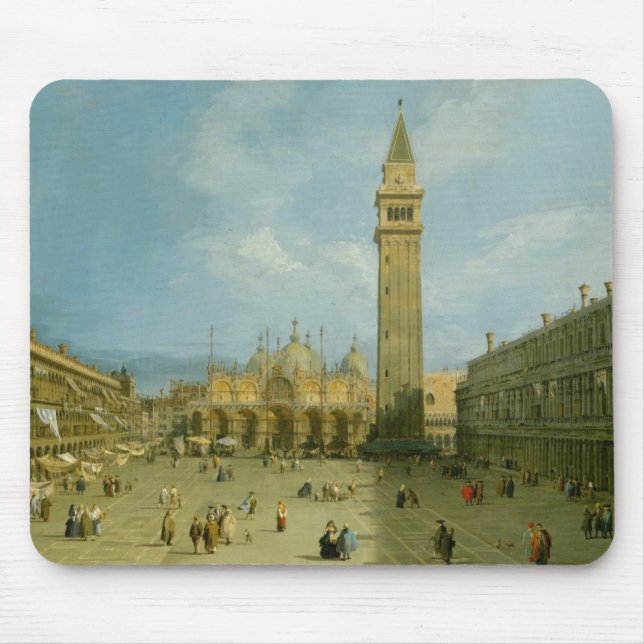 Canaletto | Marktplatz San Marco Mousepad (Vorne)