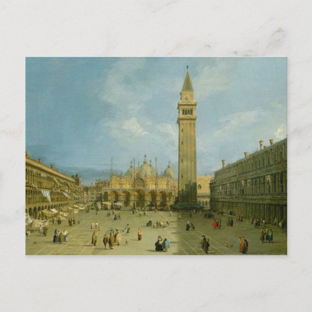 Canaletto | Piazza San Marco Postkarte (Vorderseite)