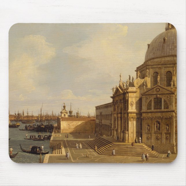 Canaletto | Venedig: Santa Maria della Gruß Mousepad (Vorne)