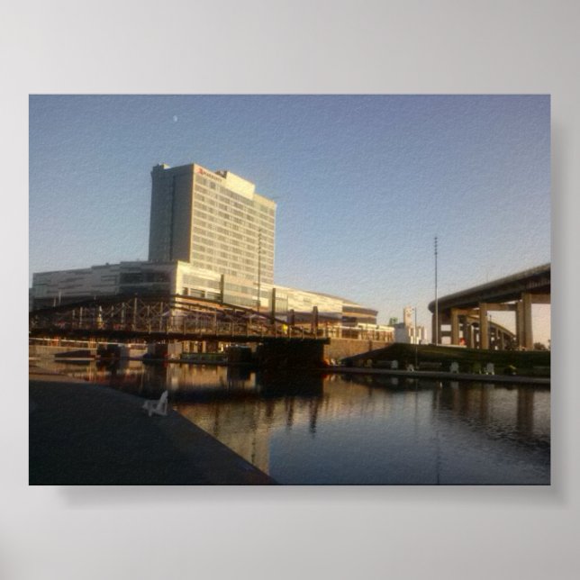 Canalside Reflection Poster (Vorne)