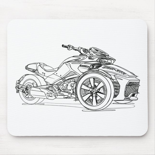 CanAm Spyder F3S 2017 Mousepad (Vorne)