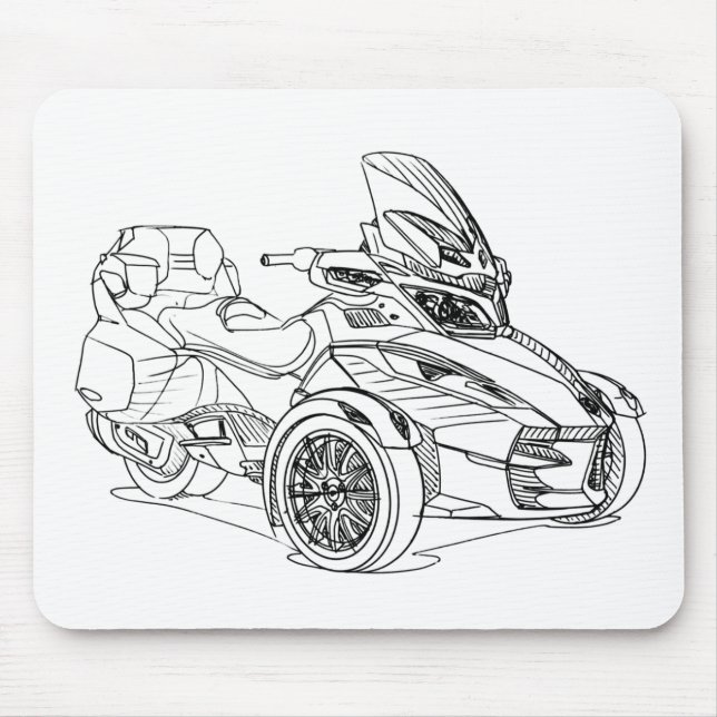 CanAm Spyder RT 2013 Mousepad (Vorne)