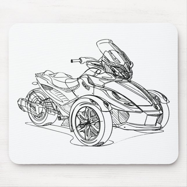 CanAm Spyder ST 2013 Mousepad (Vorne)