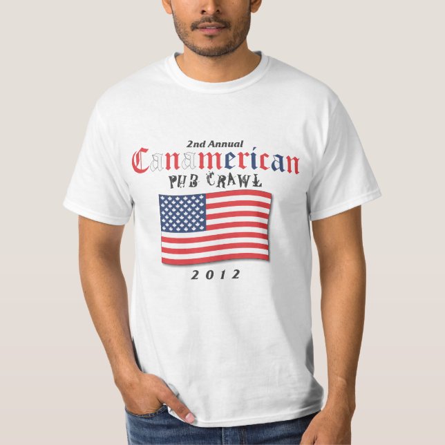 Canamerican Kneipentour 2012 T-Shirt (Vorderseite)