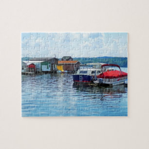 Canandaigua Fischen-Bretterbuden Puzzle
