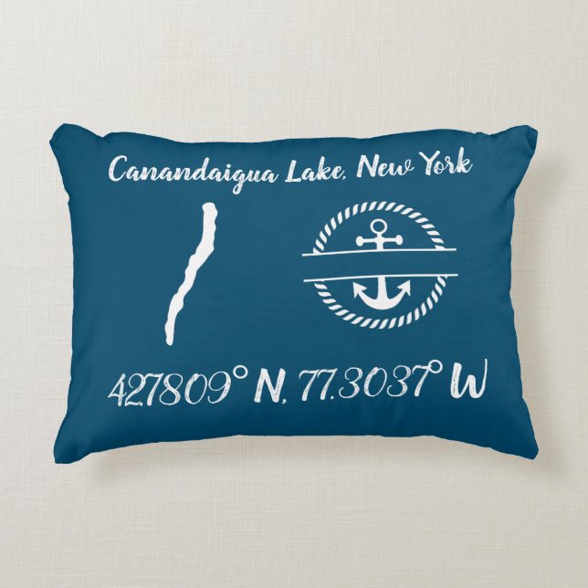 Canandaigua Lake Accent Pillow Dekokissen (Vorderseite)