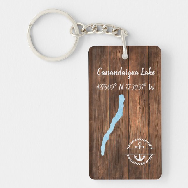 Canandaigua Lake Key Chain Schlüsselanhänger (Vorderseite)