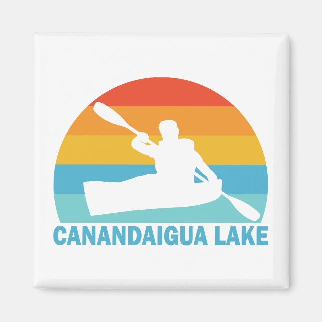 Canandaigua Lake New York Kayak Magnet (Vorne)
