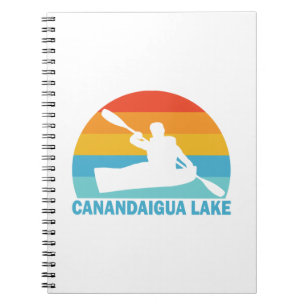 Canandaigua Lake New York Kayak Notizblock