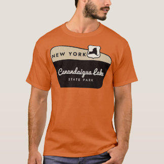 Canandaigua Lake Staat Park New York Welcome Sign T-Shirt