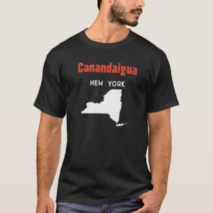 Canandaigua New York USA Staat Amerika Reisen New T-Shirt