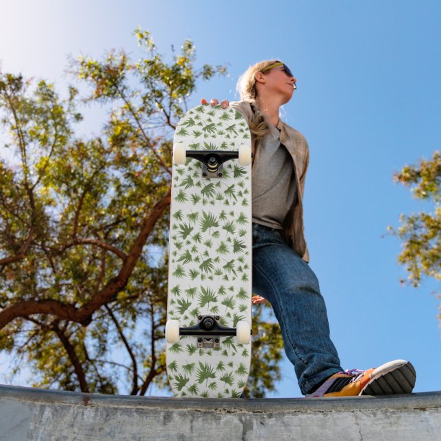 Canary Vine Blätter Skateboard (Außenbereich 1)