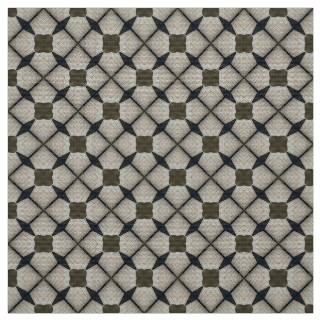 Canary Yellow and Dark Brown Upholsterric Stoff (Muster)