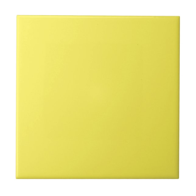 Canary Yellow Fliese (Vorderseite)