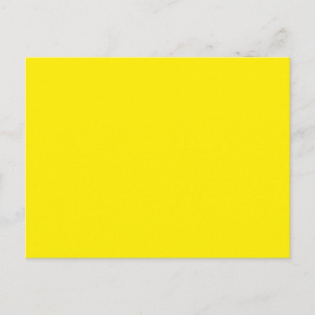 Canary Yellow Postkarte (Vorderseite)