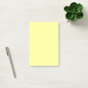 Canary Yellow Simple 4" x 6" Post-it Klebezettel
