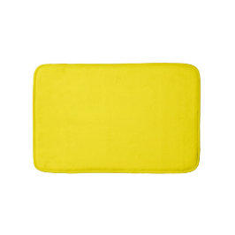 Canary Yellow Solid Color Badematte