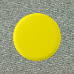 Canary Yellow Solid Color Button