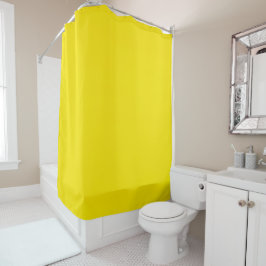 Canary Yellow Solid Color Duschvorhang