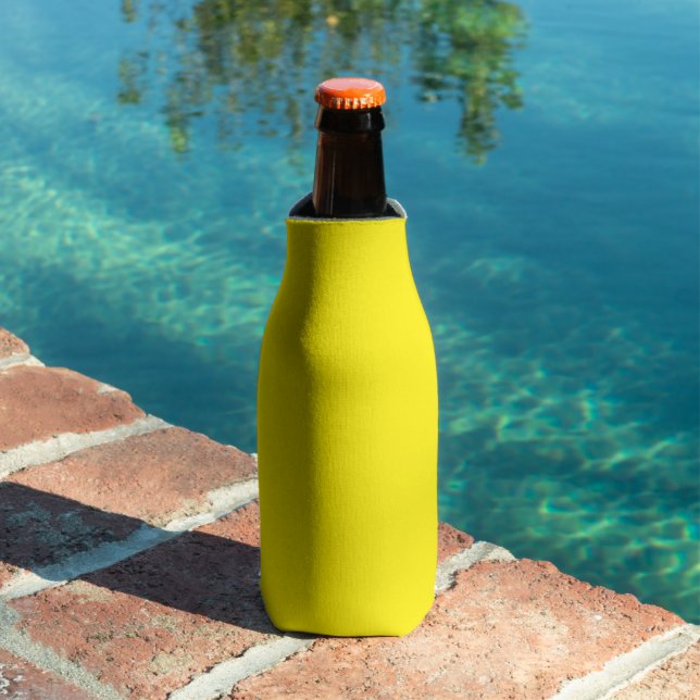 Canary Yellow Solid Color Flaschenkühler (In Situ Pool)