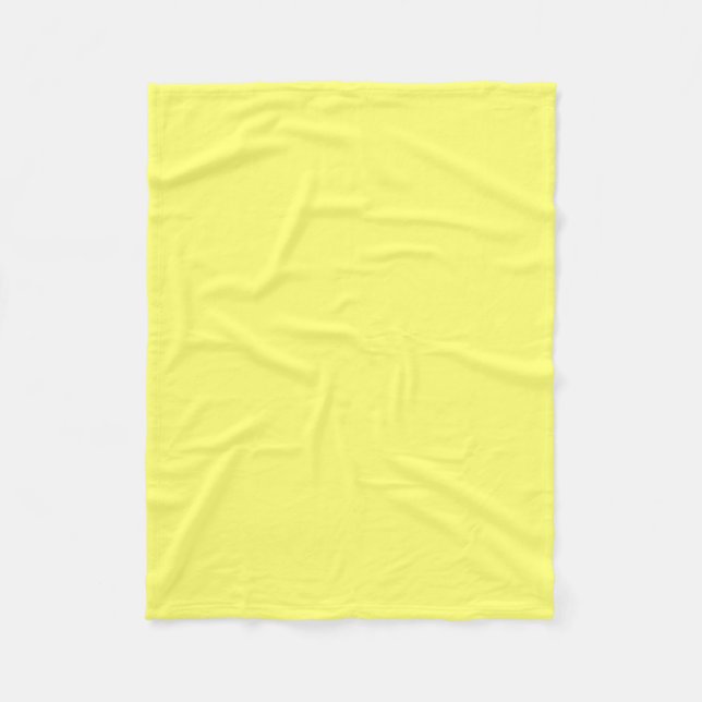 Canary Yellow Solid Color Fleecedecke (Vorderseite)