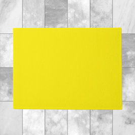 Canary Yellow Solid Color Fußmatte