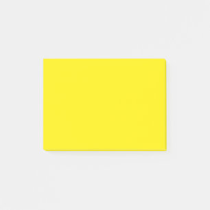 Canary Yellow Solid Color Post-it Klebezettel