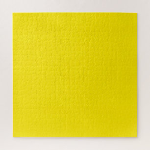 Canary Yellow Solid Color Puzzle