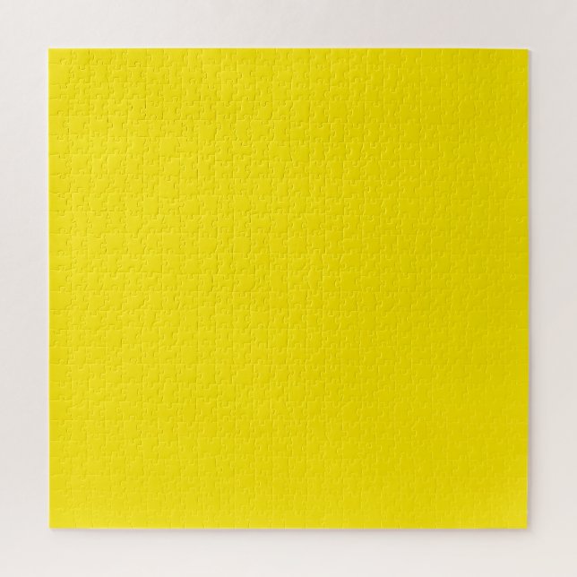 Canary Yellow Solid Color Puzzle (Vertikal)