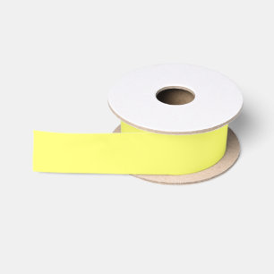 Canary Yellow Solid Color Satinband