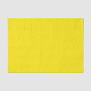 Canary Yellow Solid Color Seidenpapier
