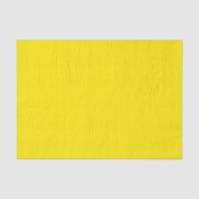 Canary Yellow Solid Color Seidenpapier (Vorderseite)