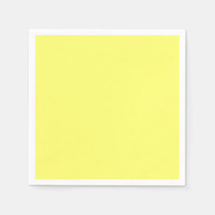 Canary Yellow Solid Color Serviette