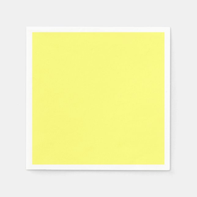 Canary Yellow Solid Color Serviette (Vorderseite)