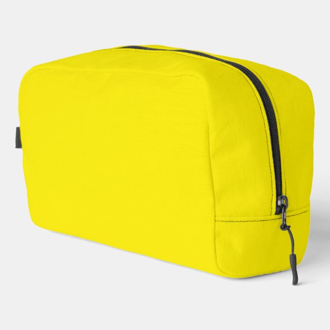 Canary Yellow Solid Color Waschbeutel (Rechte Ecke)