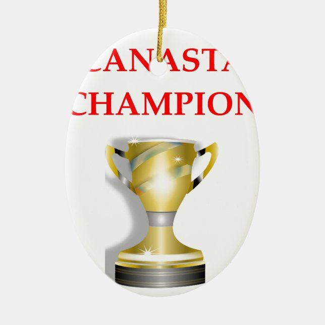 Canasta Keramik Ornament (Vorne)