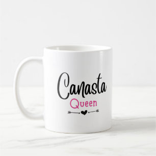Canasta Queen ein Geschenk für sie Kaffeetasse
