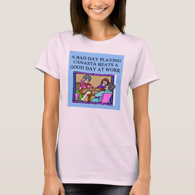 Canasta-Spieler T-Shirt (Vorderseite)