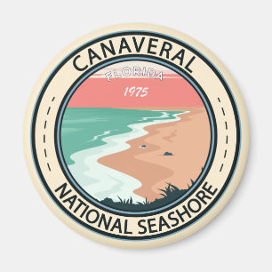 Canaveral National Seashore Florida Abzeichen Magnet