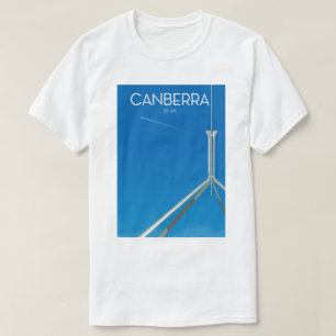 Canberra Australia Reiseplakat T-Shirt