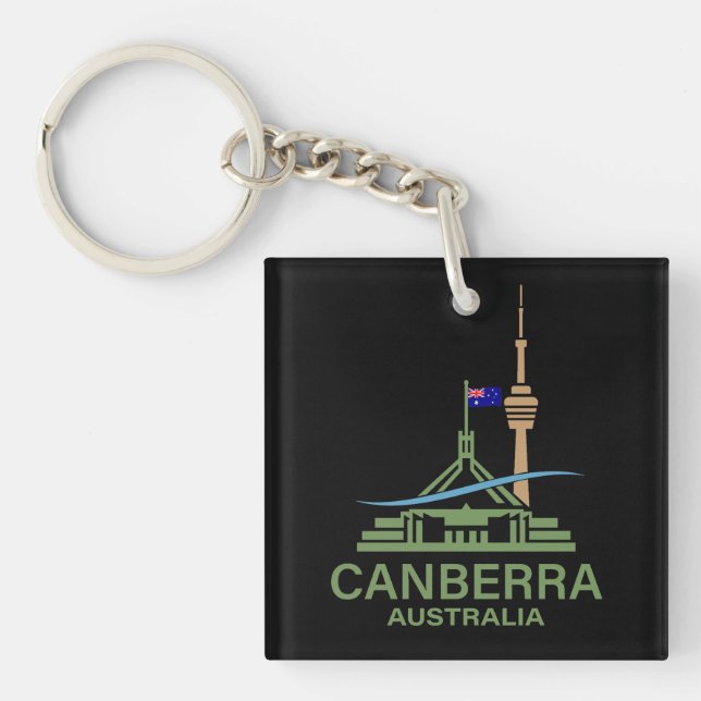 Canberra Australia Schlüsselanhänger (Vorderseite)