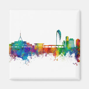 Canberra Australia Skyline Magnet