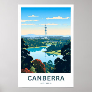 Canberra Australia Travel Print Poster