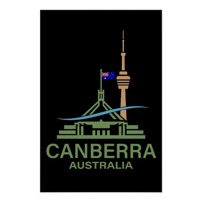 Canberra Australien Poster (Vorderseite)