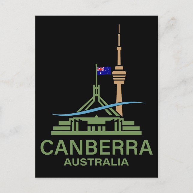 Canberra Australien Postkarte (Vorderseite)